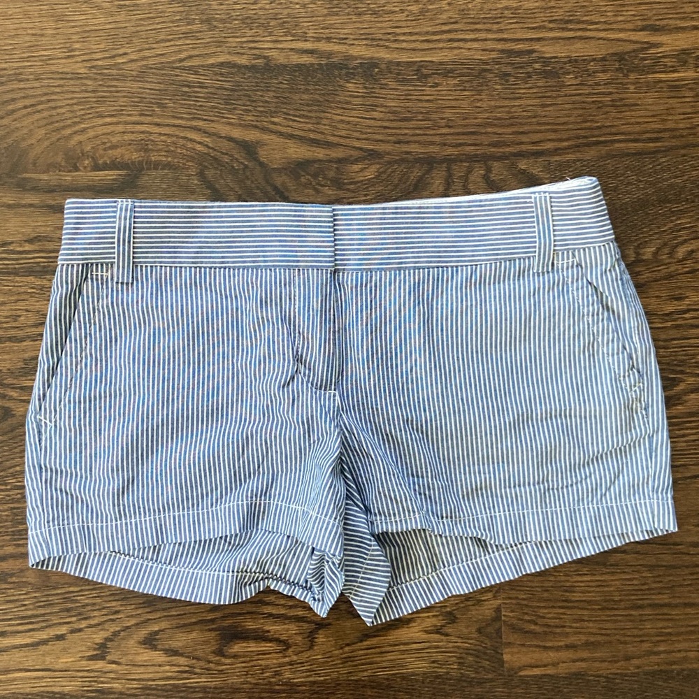 J. Crew Pinstripe Shorts